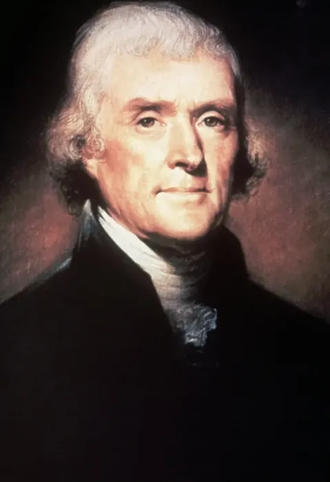 Framed Print : Portrait of President Thomas Jefferson by Rembrandt Peale Framed Print : Portrait of President Thomas Jefferson by Rembrandt Peale