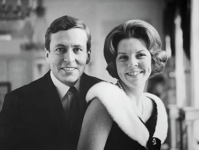Framed Print : Portrait of Princess Beatrix and Claus Von Amsberg Framed Print : Portrait of Princess Beatrix and Claus Von Amsberg