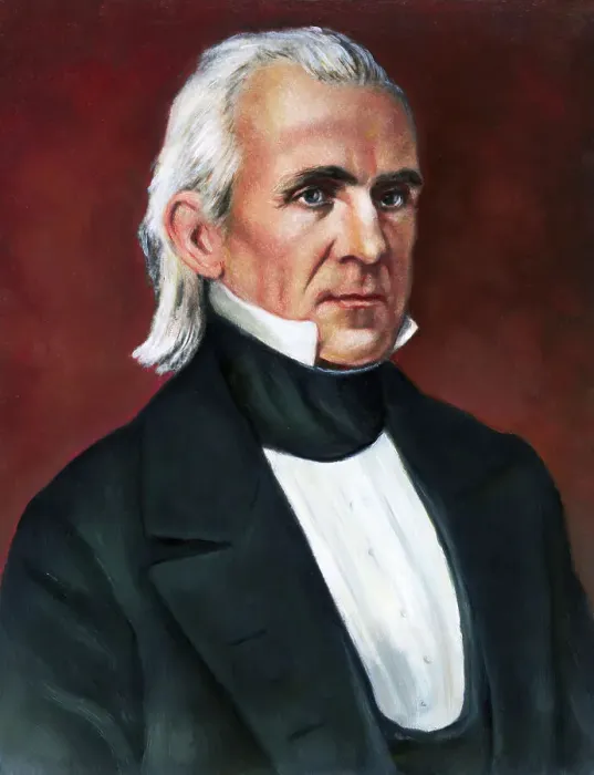 Framed Print : Portrait Print of President James K. Polk after a Daguerrotype by Matthew Brady Framed Print : Portrait Print of President James K. Polk after a Daguerrotype by Matthew Brady