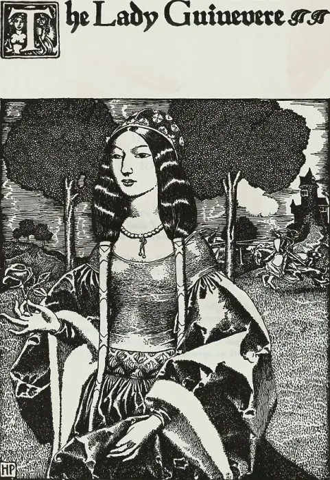 Framed Print : Portrait of Queen Guinevere Framed Print : Portrait of Queen Guinevere
