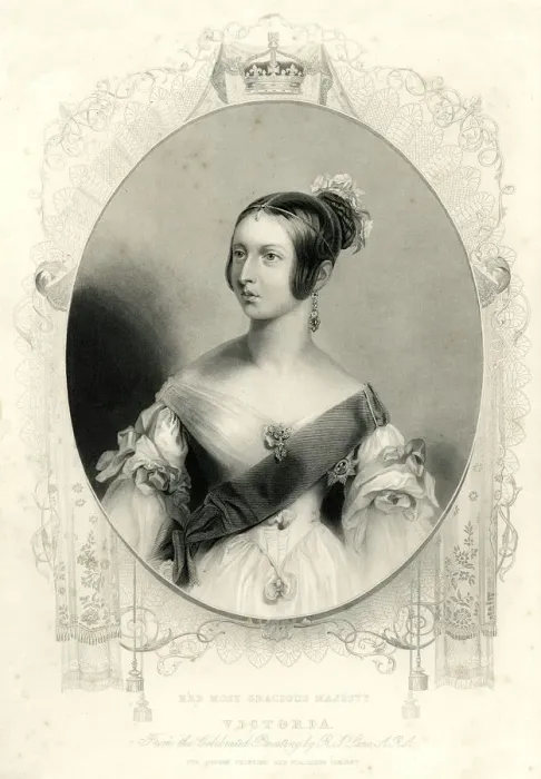 Framed Print : Portrait of Queen Victoria
