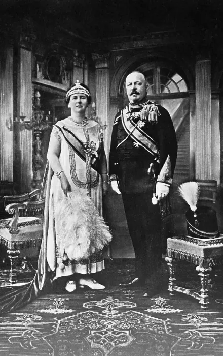 Framed Print : Portrait of Queen Wilhelmina and Prince Henry Framed Print : Portrait of Queen Wilhelmina and Prince Henry