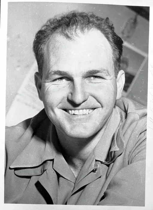 Framed Print : Portrait of Race Car Driver Rex Mays