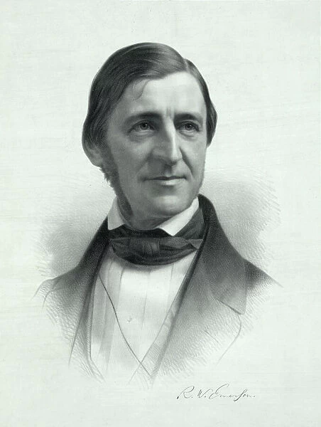 Portrait of Ralph Waldo Emerson (1803-1882)