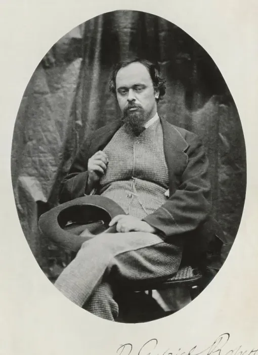 Framed Print : Portrait of Raphaelite Activist Dante Gabriel Rossetti Framed Print : Portrait of Raphaelite Activist Dante Gabriel Rossetti