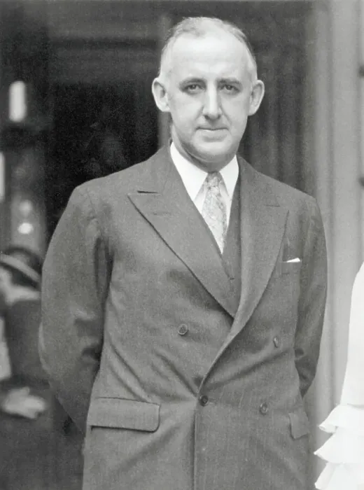 Framed Print : Portrait of Raymond Moley