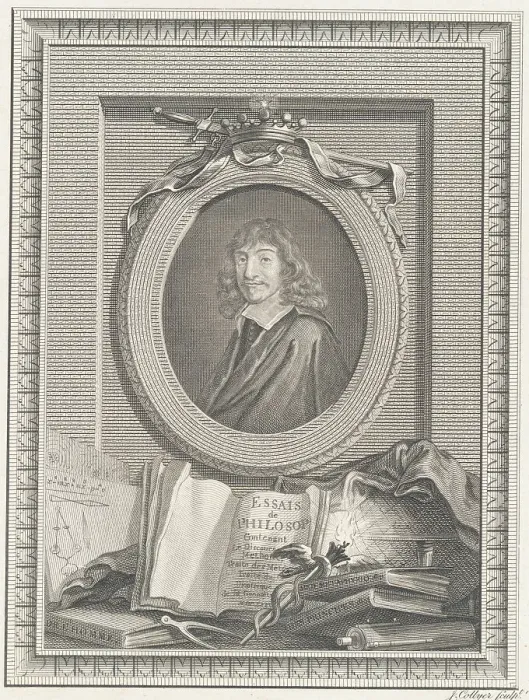 Framed Print : Portrait of Rene Descartes Framed Print : Portrait of Rene Descartes