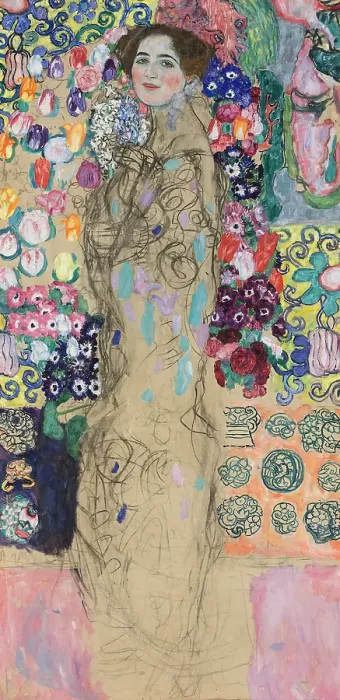 Framed Print : Portrait of Ria Munk III, 1917. Artist: Klimt, Gustav (1862-1918) Framed Print : Portrait of Ria Munk III, 1917. Artist: Klimt, Gustav (1862-1918)