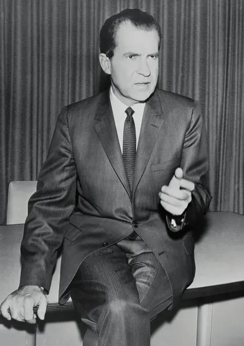 Framed Print : Portrait of Richard M. Nixon