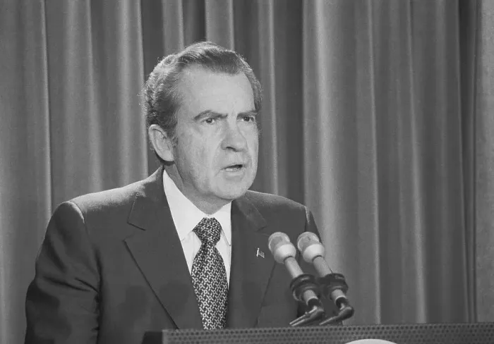 Framed Print : Portrait of Richard Nixon Framed Print : Portrait of Richard Nixon