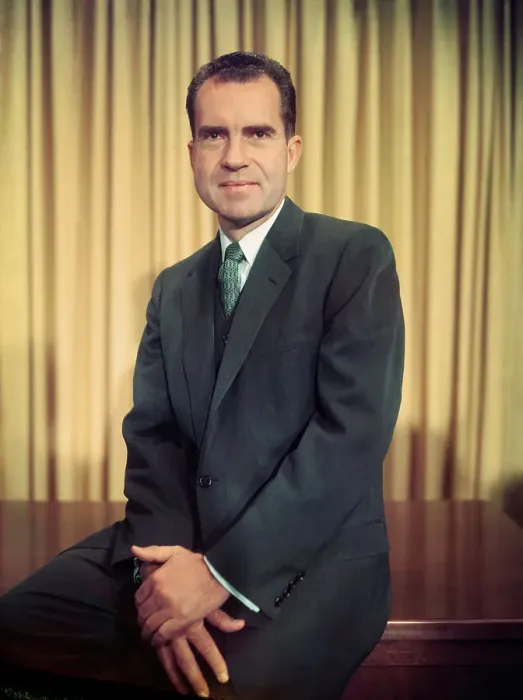 Framed Print : Portrait of Richard Nixon