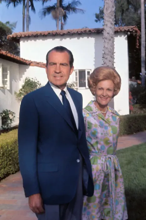 Framed Print : Full Front Portrait of Richard Nixon and Wife Framed Print : Full Front Portrait of Richard Nixon and Wife