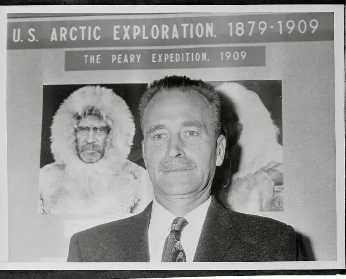 Framed Print : Portrait of Robert E. Peary, Jr Framed Print : Portrait of Robert E. Peary, Jr