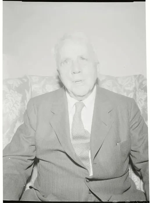 Framed Print : Portrait of Robert Frost Framed Print : Portrait of Robert Frost