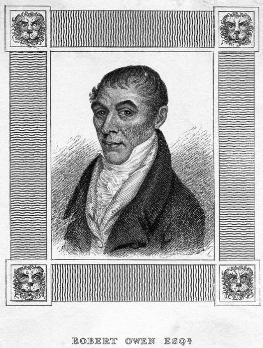 Framed Print : Portrait of Robert Owen ESQ Framed Print : Portrait of Robert Owen ESQ
