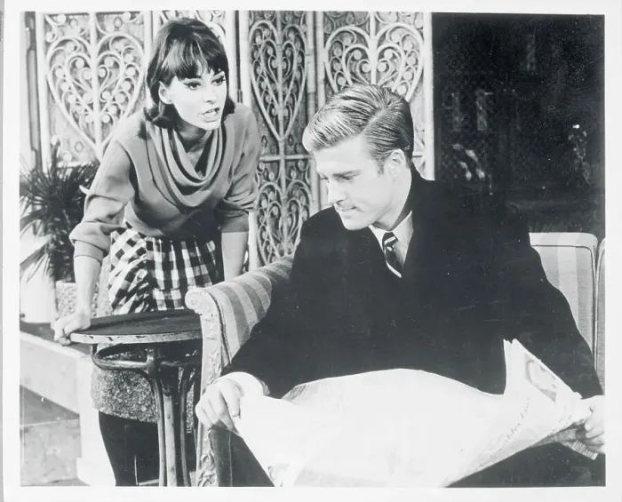 Framed Print : Portrait of Robert Redford and Elizabeth Ashley Framed Print : Portrait of Robert Redford and Elizabeth Ashley