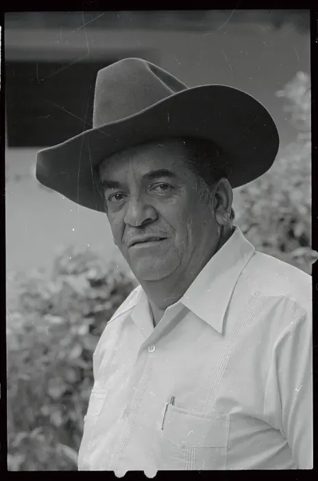 Framed Print : Portrait of Roberto Suazo Cordova Wearing Hat Framed Print : Portrait of Roberto Suazo Cordova Wearing Hat