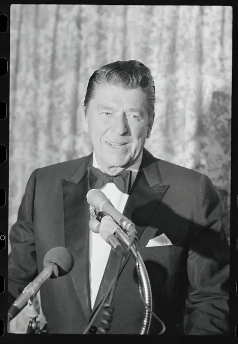 Framed Print : Portrait of Ronald Reagan Framed Print : Portrait of Ronald Reagan