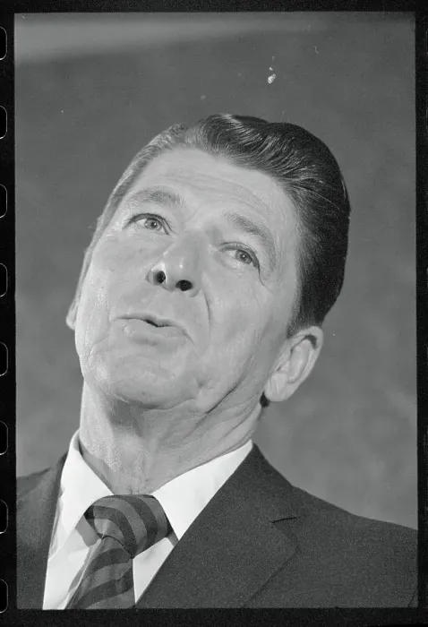 Framed Print : Portrait of Ronald Reagan Framed Print : Portrait of Ronald Reagan