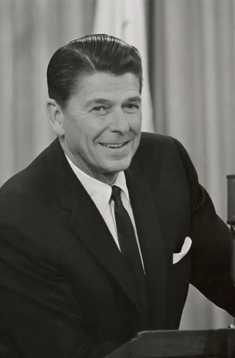 Framed Print : Portrait of Ronald Reagan Framed Print : Portrait of Ronald Reagan