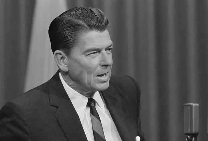 Framed Print : Portrait of Ronald Reagan Framed Print : Portrait of Ronald Reagan