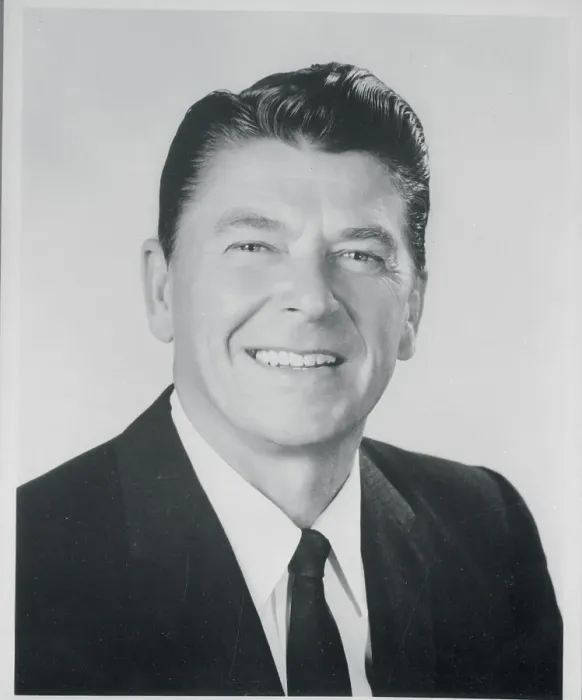 Framed Print : Portrait of Ronald Reagan Framed Print : Portrait of Ronald Reagan