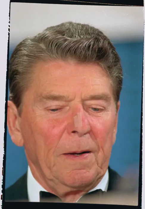 Framed Print : Portrait of Ronald Reagan Framed Print : Portrait of Ronald Reagan
