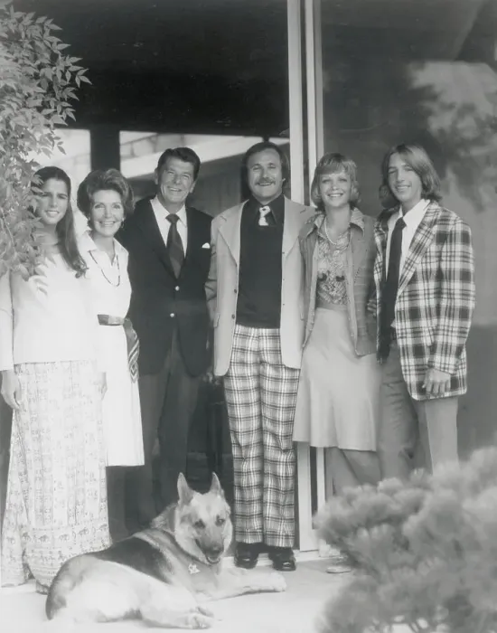 Framed Print : Portrait of Ronald Reagan with Family Framed Print : Portrait of Ronald Reagan with Family