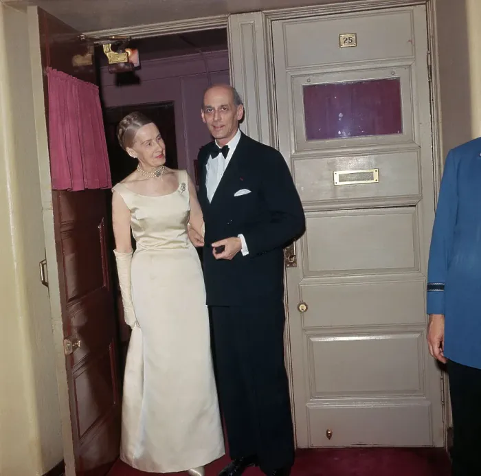 Framed Print : Portrait of Rudolph Bing with His Wife Framed Print : Portrait of Rudolph Bing with His Wife