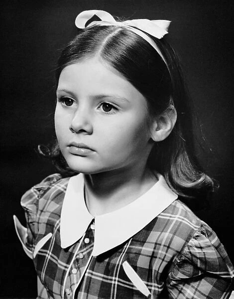 Portrait of sad young girl