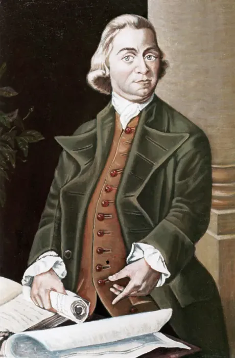 Framed Print : Portrait of Samuel Adams After Painting by Charles L. Mitchell Framed Print : Portrait of Samuel Adams After Painting by Charles L. Mitchell