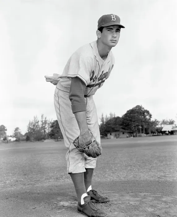 Framed Print : Portrait of Sandy Koufax Framed Print : Portrait of Sandy Koufax
