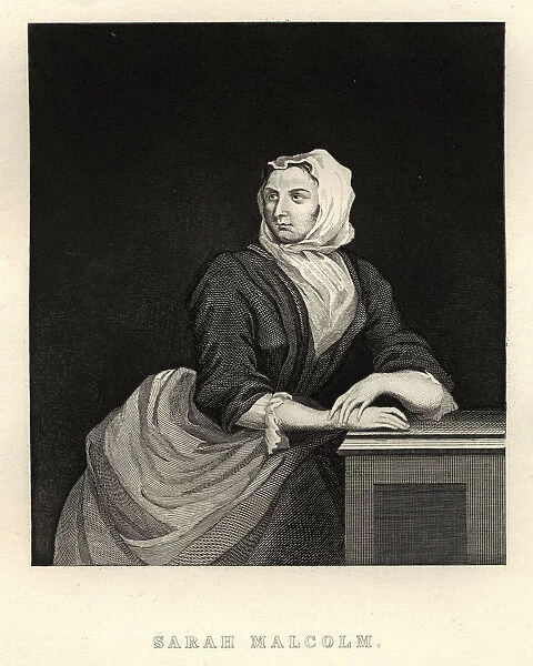 Portrait of Sarah Malcolm the murderer by William Hogarth