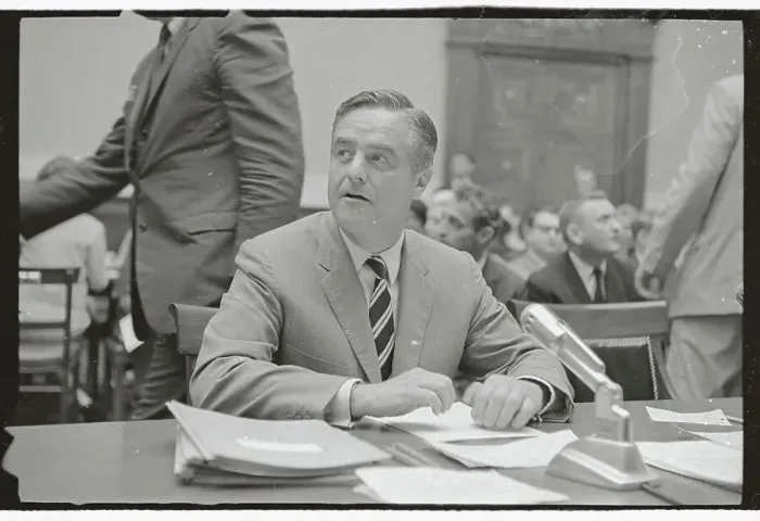Framed Print : Portrait of Sargent Shriver Framed Print : Portrait of Sargent Shriver