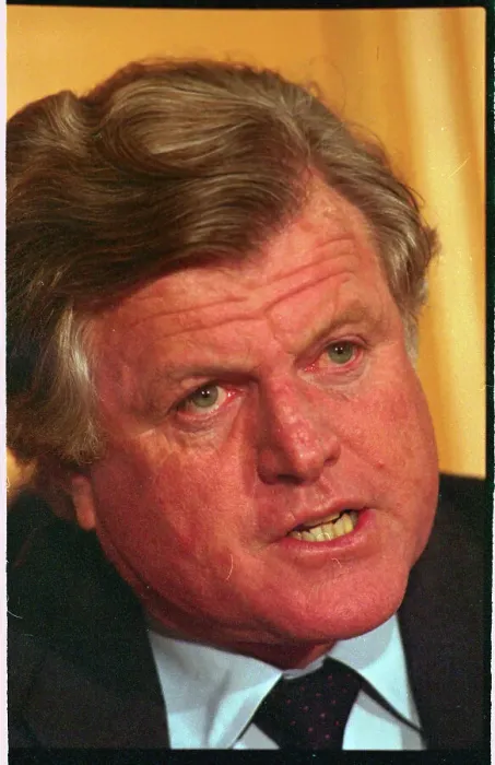 Framed Print : Portrait of Senator Edward Kennedy Speaking Framed Print : Portrait of Senator Edward Kennedy Speaking