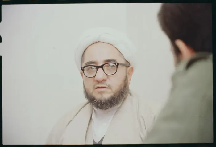 Framed Print : Portrait of Sheikh Sadeq Khalkhali Framed Print : Portrait of Sheikh Sadeq Khalkhali