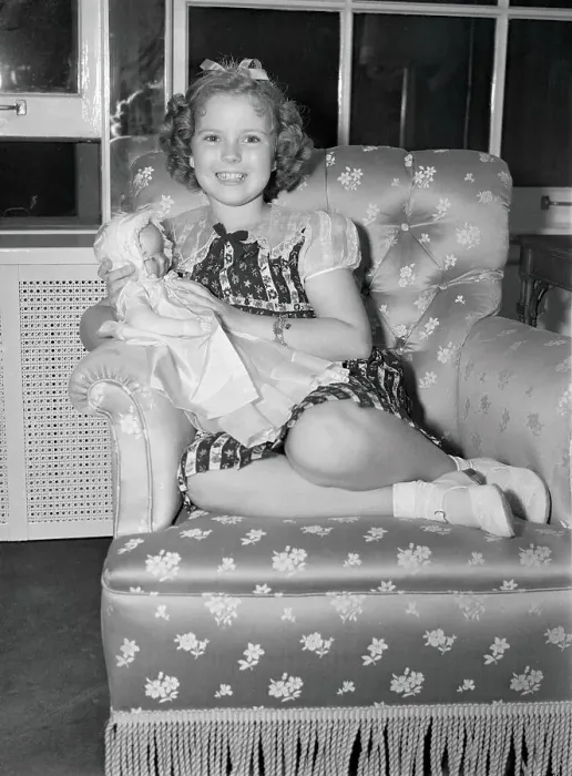 Framed Print : Portrait of Shirley Temple Framed Print : Portrait of Shirley Temple