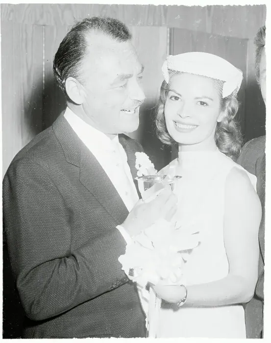 Framed Print : Portrait of Sidney Bartlett and Patricia Owens