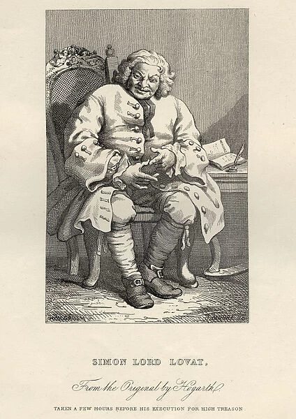 Portrait of Simon Fraser, 11th Lord Lovat by William Hogarth