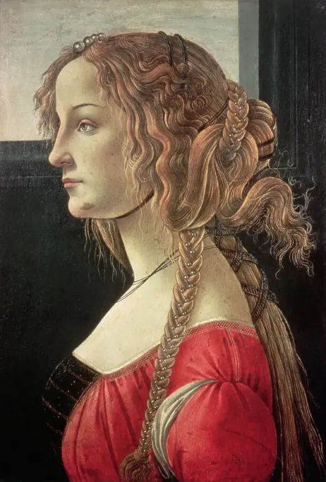 Framed Print : Portrait of Simonetta Vespucci by Sandro Botticelli