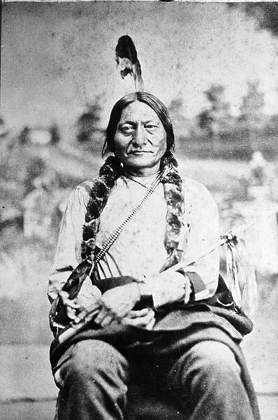 Sitting Bull Poster Giant 24x36 Vintage Photo Sitting Bull Print Sioux Chief