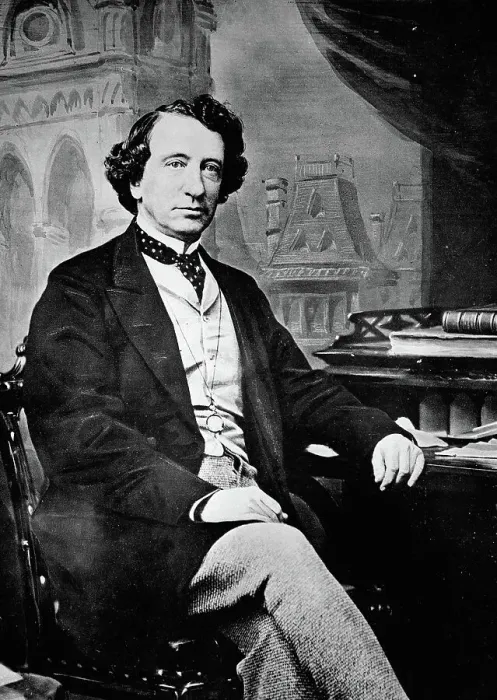Framed Print : Portrait Of Sir John A Macdonald Framed Print : Portrait Of Sir John A Macdonald