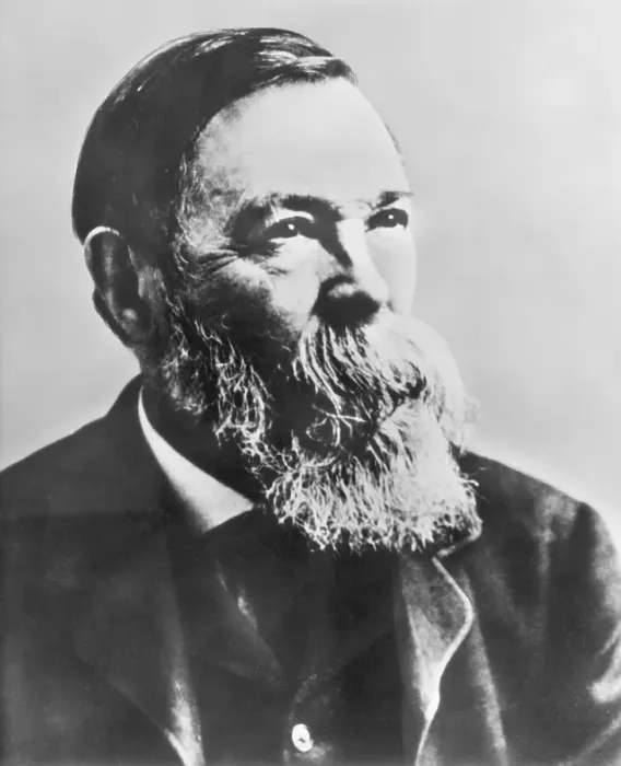 Framed Print : Portrait of Socialist Friedrich Engels Framed Print : Portrait of Socialist Friedrich Engels