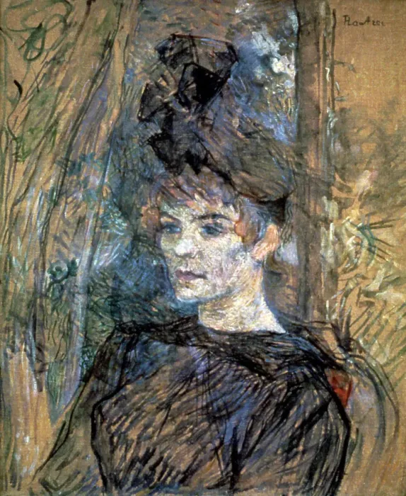 Framed Print : Portrait of Suzanne Valadon, 1885. Artist: Henri de Toulouse-Lautrec Framed Print : Portrait of Suzanne Valadon, 1885. Artist: Henri de Toulouse-Lautrec