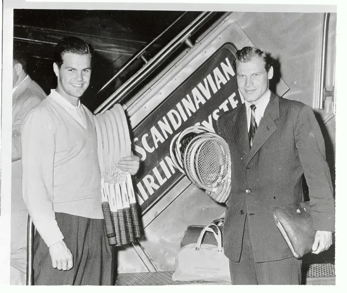 Framed Print : Portrait of Sven Davidson and Lennart Bergelin