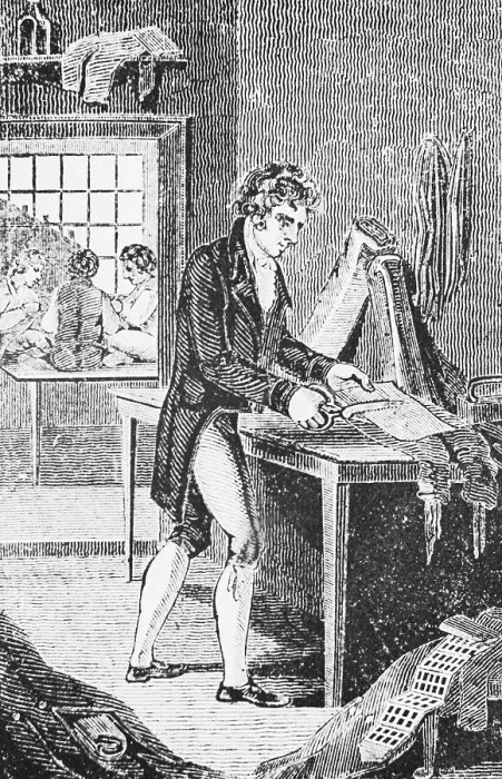 Framed Print : Portrait of Tailor Framed Print : Portrait of Tailor