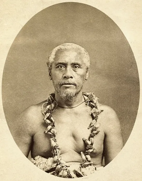 Framed Print : Portrait of Tamasese of Samoa Framed Print : Portrait of Tamasese of Samoa