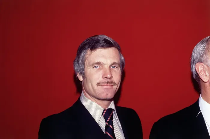 Framed Print : Portrait of Ted Turner Framed Print : Portrait of Ted Turner