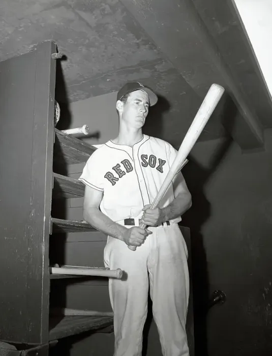 Framed Print : Portrait of Ted Williams