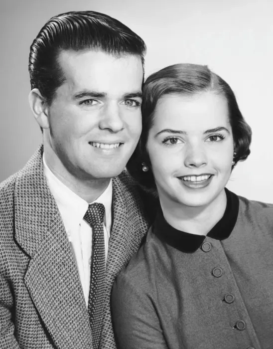 Framed Print : Portrait of teenage couple Framed Print : Portrait of teenage couple